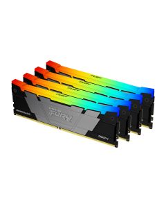 64GB 3600MT/s DDR4 CL16 DIMM (Kit of 4) 1Gx8 FURY Renegade RGB
